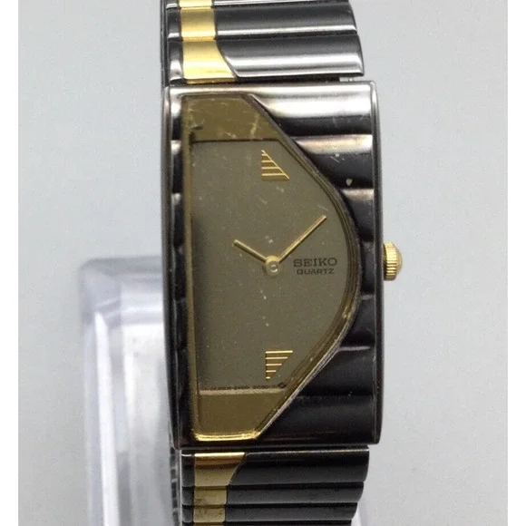 SEIKO レディースウォッチ 2Y00-5G29 ゴールド/ブラック Seiko | Accessories | Vintage Seiko Half Moon Watch Women